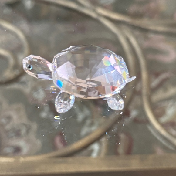 Swarovski Crystal Turtle Figurine 100% Authentic